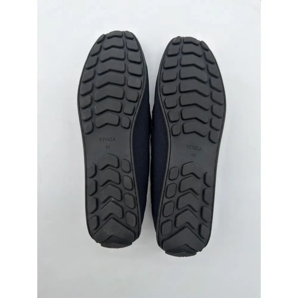 Vivaia Jackie Driving Loafers Navy Old Money Minimalist Casual Comfort 10.5